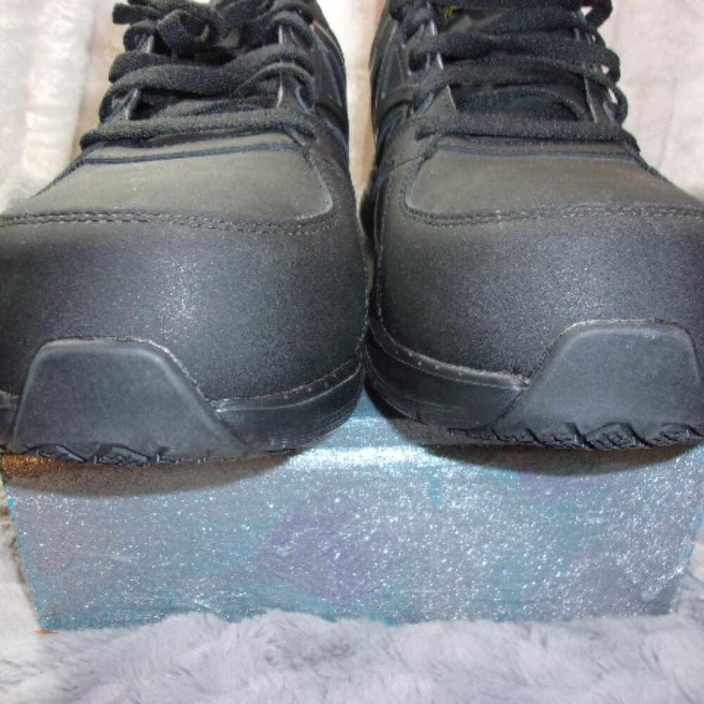 S-121 MENS SKECHERS ARCH FIT SR-SELLIAN ALLOY TOE WORK SHOES (WIDE SIZE) - Picture 3 of 14